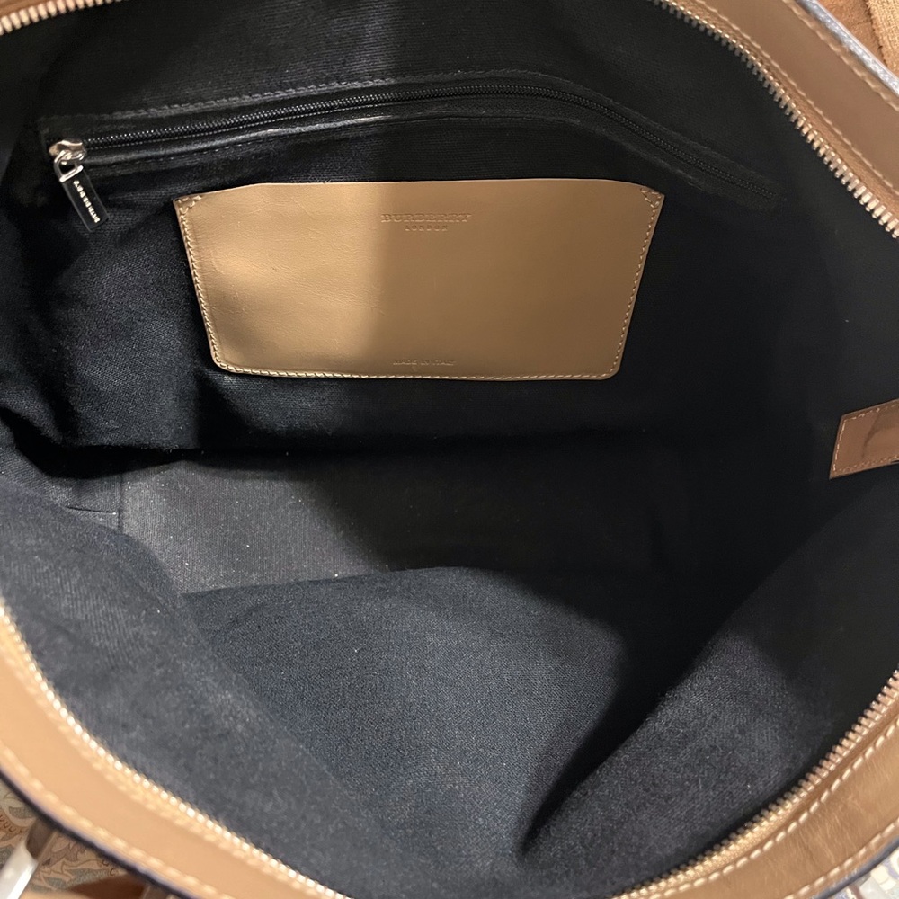 Beautiful Red Burberry Check Bag - Picture 6 of 16